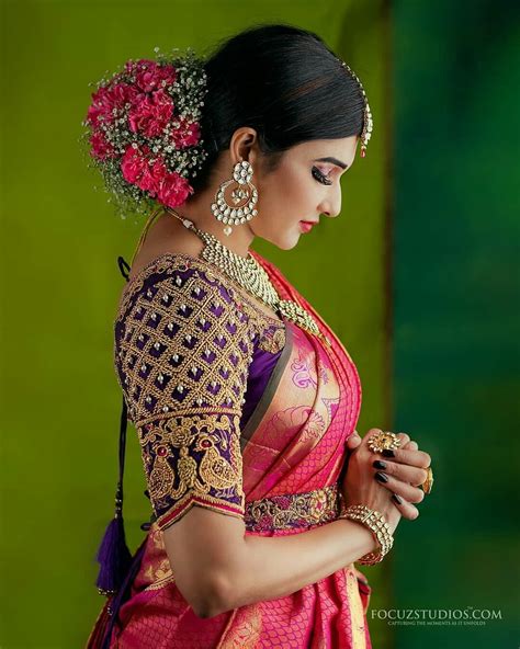 saree cleavage|30 Trending Latest Blouse Design for Sarees 